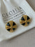Cross design clip on earrings - Cecilia Vintage