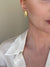 Vintage leaf clip on earrings - Cecilia Vintage